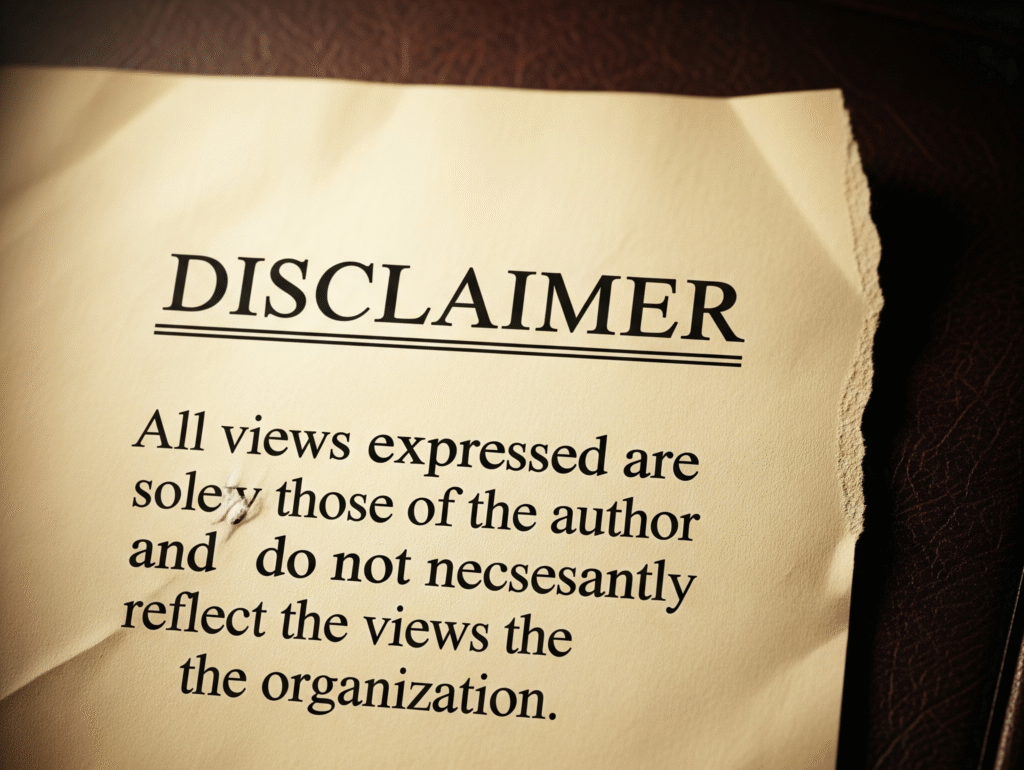 Disclaimer