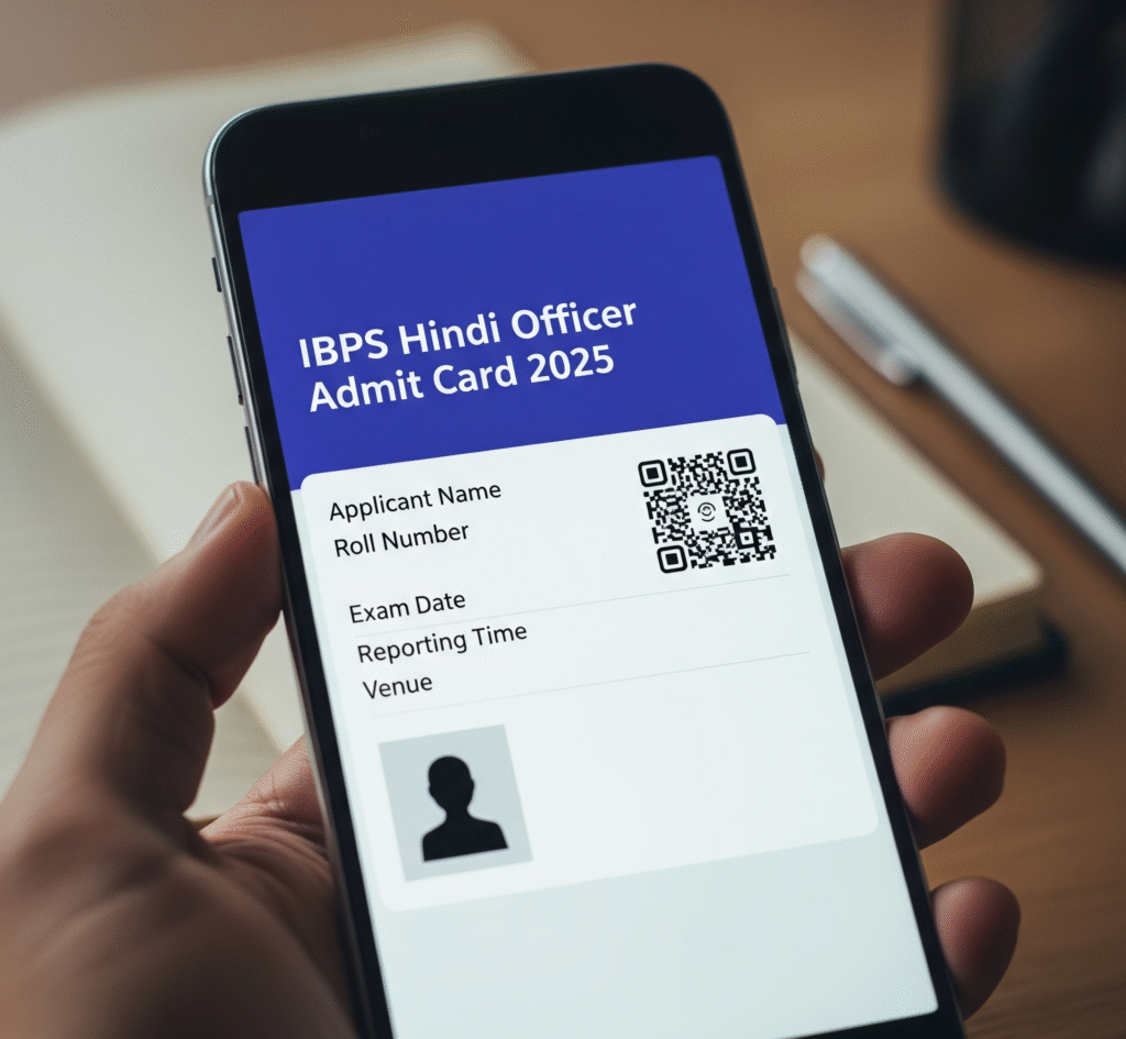IBPS Hindi Officer Admit Card 2025